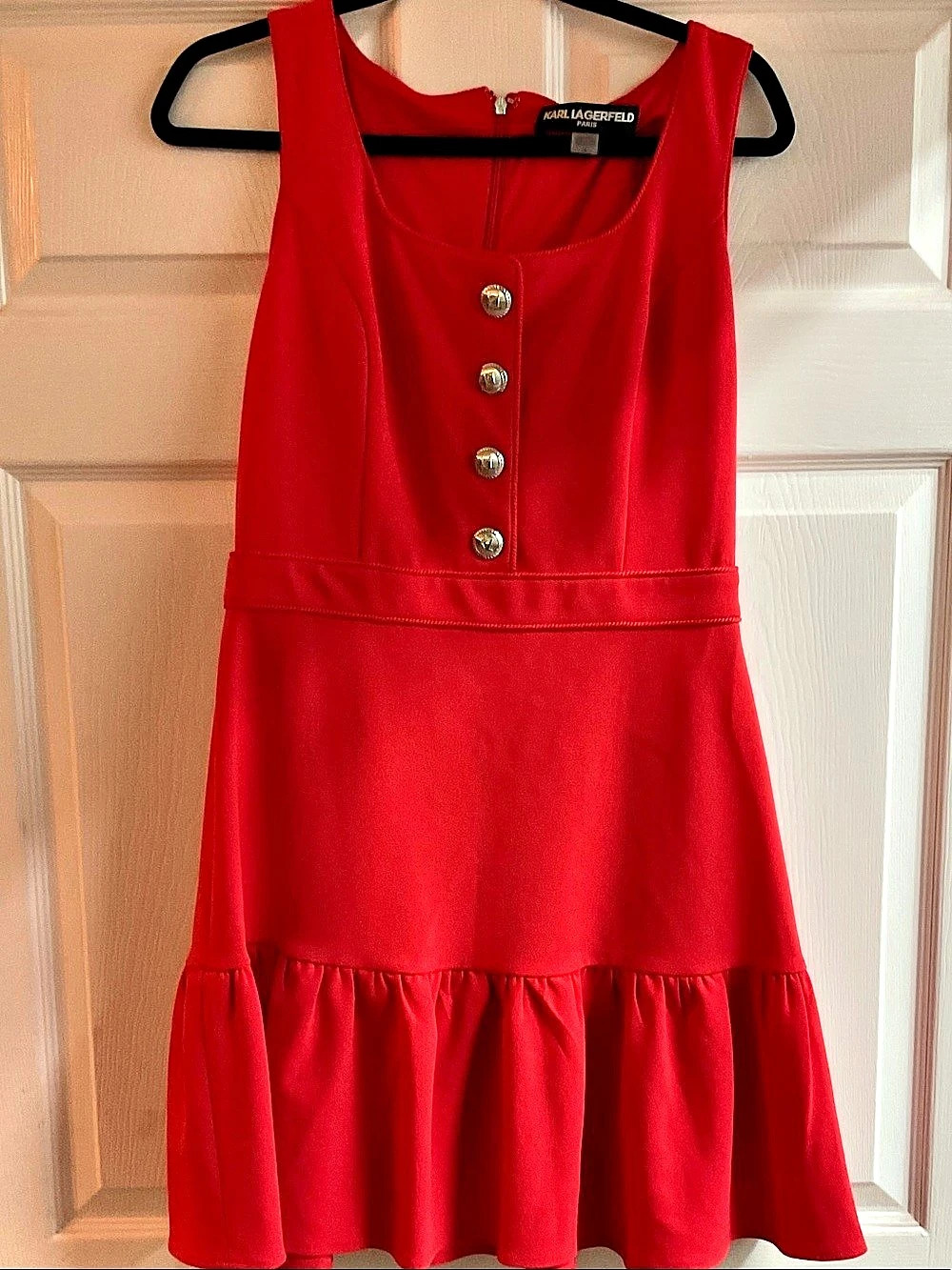 Karl Lagerfeld Red Mini Dress Size 6